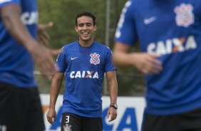 Durante o treino desta manh no CT Joaquim Grava, Parque Ecolgico do Tiete, zona leste de So Paulo. O prximo jogo da equipe ser domingo, dia 16/03, contra a Penapolense, no estdio Tenente Carrio, vlido pela 14 rodada do Campeonato Paulista 2014