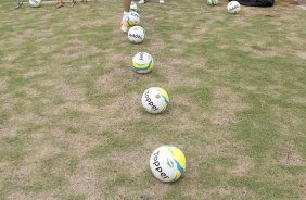 Durante o treino desta manh no CT Joaquim Grava, Parque Ecolgico do Tiete, zona leste de So Paulo. O prximo jogo da equipe ser domingo, dia 16/03, contra a Penapolense, no estdio Tenente Carrio, vlido pela 14 rodada do Campeonato Paulista 2014