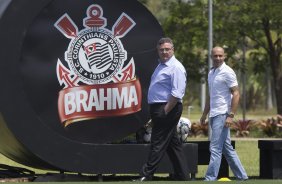 Durante o treino desta manh no CT Joaquim Grava, Parque Ecolgico do Tiete, zona leste de So Paulo. O prximo jogo da equipe ser quarta-feira, dia 19/03, contra o Bahia de Feira de Santana, jogo de ida vlido pela Copa do Brasil 2014