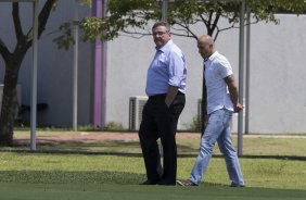 Durante o treino desta manh no CT Joaquim Grava, Parque Ecolgico do Tiete, zona leste de So Paulo. O prximo jogo da equipe ser quarta-feira, dia 19/03, contra o Bahia de Feira de Santana, jogo de ida vlido pela Copa do Brasil 2014