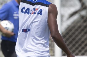 Durante o treino desta manh no CT Joaquim Grava, Parque Ecolgico do Tiete, zona leste de So Paulo. O prximo jogo da equipe ser quarta-feira, dia 19/03, contra o Bahia de Feira de Santana, jogo de ida vlido pela Copa do Brasil 2014