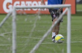 Durante o treino desta tarde no CT Joaquim Grava, Parque Ecolgico do Tiete, zona leste de So Paulo. O prximo jogo da equipe ser domingo, dia 23/03, contra o Atltico de Sorocaba, no Pacaembu, vlido pela 15 rodada, a ltima, do Campeonato Paulista de 2014
