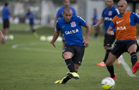 Durante o treino desta tarde no CT Joaquim Grava, Parque Ecolgico do Tiete, zona leste de So Paulo. O prximo jogo da equipe ser domingo, dia 23/03, contra o Atltico de Sorocaba, no Pacaembu, vlido pela 15 rodada, a ltima, do Campeonato Paulista de 2014
