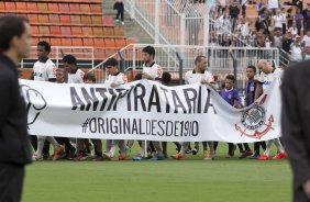 Durante a partida entre Corinthians x Atlético Sorocaba, realizada esta tarde no estádio do Pacaembu, válida pela 15ª rodada do Campeonato Paulista de 2014