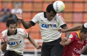 Durante a partida entre Corinthians x Atlético Sorocaba, realizada esta tarde no estádio do Pacaembu, válida pela 15ª rodada do Campeonato Paulista de 2014