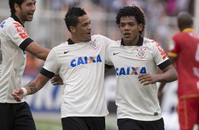 Durante a partida entre Corinthians x Atlético Sorocaba, realizada esta tarde no estádio do Pacaembu, válida pela 15ª rodada do Campeonato Paulista de 2014