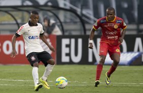 Durante a partida entre Corinthians x Atlético Sorocaba, realizada esta tarde no estádio do Pacaembu, válida pela 15ª rodada do Campeonato Paulista de 2014