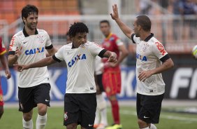 Durante a partida entre Corinthians x Atlético Sorocaba, realizada esta tarde no estádio do Pacaembu, válida pela 15ª rodada do Campeonato Paulista de 2014