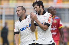Durante a partida entre Corinthians x Atlético Sorocaba, realizada esta tarde no estádio do Pacaembu, válida pela 15ª rodada do Campeonato Paulista de 2014