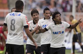 Durante a partida entre Corinthians x Atlético Sorocaba, realizada esta tarde no estádio do Pacaembu, válida pela 15ª rodada do Campeonato Paulista de 2014