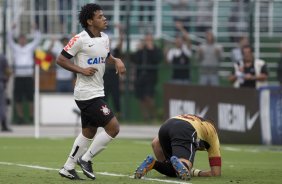 Durante a partida entre Corinthians x Atlético Sorocaba, realizada esta tarde no estádio do Pacaembu, válida pela 15ª rodada do Campeonato Paulista de 2014