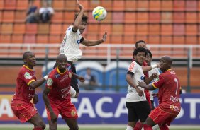 Durante a partida entre Corinthians x Atlético Sorocaba, realizada esta tarde no estádio do Pacaembu, válida pela 15ª rodada do Campeonato Paulista de 2014