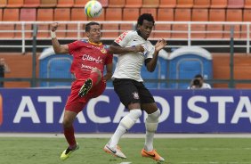 Durante a partida entre Corinthians x Atlético Sorocaba, realizada esta tarde no estádio do Pacaembu, válida pela 15ª rodada do Campeonato Paulista de 2014