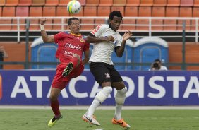 Durante a partida entre Corinthians x Atltico Sorocaba, realizada esta tarde no estdio do Pacaembu, vlida pela 15 rodada do Campeonato Paulista de 2014