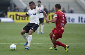 Durante a partida entre Corinthians x Atlético Sorocaba, realizada esta tarde no estádio do Pacaembu, válida pela 15ª rodada do Campeonato Paulista de 2014