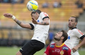 Durante a partida entre Corinthians x Atlético Sorocaba, realizada esta tarde no estádio do Pacaembu, válida pela 15ª rodada do Campeonato Paulista de 2014
