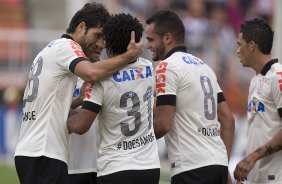 Durante a partida entre Corinthians x Atlético Sorocaba, realizada esta tarde no estádio do Pacaembu, válida pela 15ª rodada do Campeonato Paulista de 2014