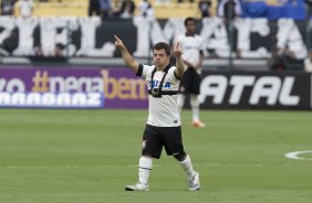 Durante a partida entre Corinthians x Atlético Sorocaba, realizada esta tarde no estádio do Pacaembu, válida pela 15ª rodada do Campeonato Paulista de 2014
