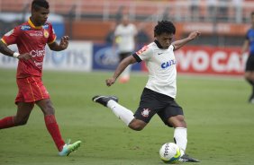 Durante a partida entre Corinthians x Atlético Sorocaba, realizada esta tarde no estádio do Pacaembu, válida pela 15ª rodada do Campeonato Paulista de 2014