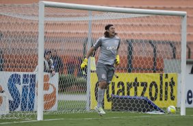 Durante a partida entre Corinthians x Atlético Sorocaba, realizada esta tarde no estádio do Pacaembu, válida pela 15ª rodada do Campeonato Paulista de 2014