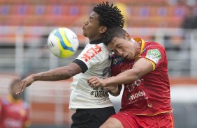 Durante a partida entre Corinthians x Atlético Sorocaba, realizada esta tarde no estádio do Pacaembu, válida pela 15ª rodada do Campeonato Paulista de 2014