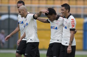 Durante a partida entre Corinthians x Atlético Sorocaba, realizada esta tarde no estádio do Pacaembu, válida pela 15ª rodada do Campeonato Paulista de 2014