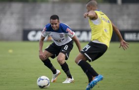 Durante o treino desta tarde no CT Joaquim Grava, Parque Ecolgico do Tiete, zona leste de So Paulo. O prximo jogo da equipe ser dia 20/04, contra o Atltico MIneiro, vlido pela 1 rodada do Campeonato Brasileiro de 2014