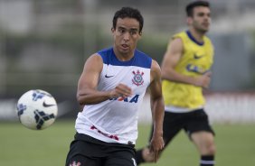 Durante o treino desta tarde no CT Joaquim Grava, Parque Ecolgico do Tiete, zona leste de So Paulo. O prximo jogo da equipe ser dia 20/04, contra o Atltico MIneiro, vlido pela 1 rodada do Campeonato Brasileiro de 2014