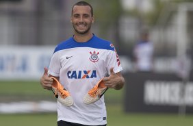 Durante o treino desta tarde no CT Joaquim Grava, Parque Ecolgico do Tiete, zona leste de So Paulo. O prximo jogo da equipe ser dia 20/04, contra o Atltico MIneiro, vlido pela 1 rodada do Campeonato Brasileiro de 2014