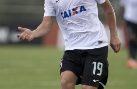 Durante o treino desta tarde no CT Joaquim Grava, Parque Ecolgico do Tiete, zona leste de So Paulo. O prximo jogo da equipe ser dia 20/04, contra o Atltico MIneiro, vlido pela 1 rodada do Campeonato Brasileiro de 2014