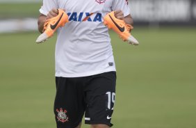 Durante o treino desta tarde no CT Joaquim Grava, Parque Ecolgico do Tiete, zona leste de So Paulo. O prximo jogo da equipe ser dia 20/04, contra o Atltico MIneiro, vlido pela 1 rodada do Campeonato Brasileiro de 2014