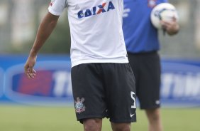 Durante o treino desta tarde no CT Joaquim Grava, Parque Ecolgico do Tiete, zona leste de So Paulo. O prximo jogo da equipe ser dia 20/04, contra o Atltico MIneiro, vlido pela 1 rodada do Campeonato Brasileiro de 2014