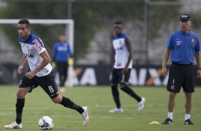 Durante o treino desta tarde no CT Joaquim Grava, Parque Ecolgico do Tiete, zona leste de So Paulo. O prximo jogo da equipe ser dia 20/04, contra o Atltico MIneiro, vlido pela 1 rodada do Campeonato Brasileiro de 2014