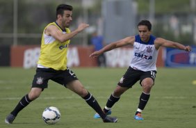 Durante o treino desta tarde no CT Joaquim Grava, Parque Ecolgico do Tiete, zona leste de So Paulo. O prximo jogo da equipe ser dia 20/04, contra o Atltico MIneiro, vlido pela 1 rodada do Campeonato Brasileiro de 2014