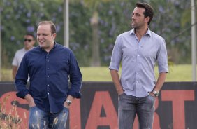 Durante o treino desta manh no CT Joaquim Grava, Parque Ecolgico do Tiete, zona leste de So Paulo. O prximo jogo da equipe ser dia 20/04, contra o Atltico MIneiro, vlido pela 1 rodada do Campeonato Brasileiro de 2014