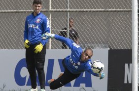 Durante o treino desta manh no CT Joaquim Grava, Parque Ecolgico do Tiete, zona leste de So Paulo. O prximo jogo da equipe ser dia 20/04, contra o Atltico MIneiro, vlido pela 1 rodada do Campeonato Brasileiro de 2014