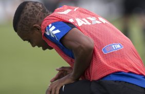 Durante o treino desta manh no CT Joaquim Grava, Parque Ecolgico do Tiete, zona leste de So Paulo. O prximo jogo da equipe ser dia 20/04, contra o Atltico MIneiro, vlido pela 1 rodada do Campeonato Brasileiro de 2014