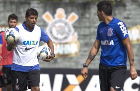 Durante o treino desta manh no CT Joaquim Grava, Parque Ecolgico do Tiete, zona leste de So Paulo. O prximo jogo da equipe ser dia 20/04, contra o Atltico MIneiro, vlido pela 1 rodada do Campeonato Brasileiro de 2014