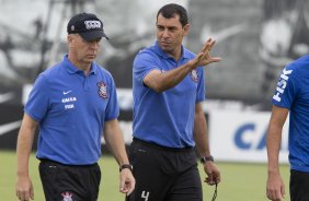 Durante o treino desta manh no CT Joaquim Grava, Parque Ecolgico do Tiete, zona leste de So Paulo. O prximo jogo da equipe ser dia 20/04, contra o Atltico MIneiro, vlido pela 1 rodada do Campeonato Brasileiro de 2014