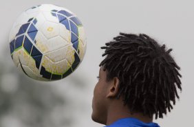 Durante o treino desta manh no CT Joaquim Grava, Parque Ecolgico do Tiete, zona leste de So Paulo. O prximo jogo da equipe ser dia 20/04, contra o Atltico MIneiro, vlido pela 1 rodada do Campeonato Brasileiro de 2014