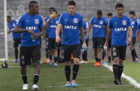 Durante o treino desta manh no CT Joaquim Grava, Parque Ecolgico do Tiete, zona leste de So Paulo. O prximo jogo da equipe ser dia 20/04, contra o Atltico MIneiro, vlido pela 1 rodada do Campeonato Brasileiro de 2014