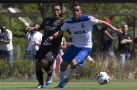 Durante o jogo treino contra a Ponte Preta, de Campinas, esta manh no CT Joaquim Grava, Parque Ecolgico do Tiete, zona leste de So Paulo. O prximo jogo da equipe ser dia 20/04, contra o Atltico MIneiro, vlido pela 1 rodada do Campeonato Brasileiro de 2014