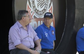Durante o jogo treino contra a Ponte Preta, de Campinas, esta manhã no CT Joaquim Grava, Parque Ecológico do Tiete, zona leste de São Paulo. O próximo jogo da equipe será dia 20/04, contra o Atlético MIneiro, válido pela 1ª rodada do Campeonato Brasileiro de 2014