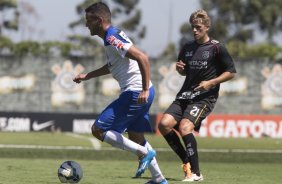 Durante o jogo treino contra a Ponte Preta, de Campinas, esta manh no CT Joaquim Grava, Parque Ecolgico do Tiete, zona leste de So Paulo. O prximo jogo da equipe ser dia 20/04, contra o Atltico MIneiro, vlido pela 1 rodada do Campeonato Brasileiro de 2014