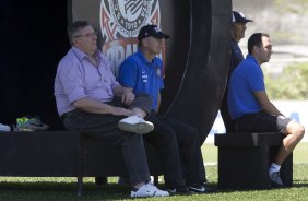 Durante o jogo treino contra a Ponte Preta, de Campinas, esta manh no CT Joaquim Grava, Parque Ecolgico do Tiete, zona leste de So Paulo. O prximo jogo da equipe ser dia 20/04, contra o Atltico MIneiro, vlido pela 1 rodada do Campeonato Brasileiro de 2014