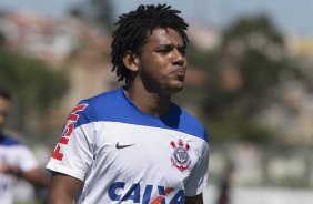 Durante o jogo treino contra a Ponte Preta, de Campinas, esta manhã no CT Joaquim Grava, Parque Ecológico do Tiete, zona leste de São Paulo. O próximo jogo da equipe será dia 20/04, contra o Atlético MIneiro, válido pela 1ª rodada do Campeonato Brasileiro de 2014