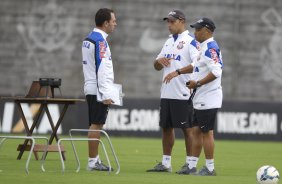 Durante o treino desta manh no CT Joaquim Grava, Parque Ecolgico do Tiete, zona leste de So Paulo. O prximo jogo da equipe ser dia 20/04, contra o Atltico MIneiro, em Uberlandia/MG, vlido pela 1 rodada do Campeonato Brasileiro de 2014