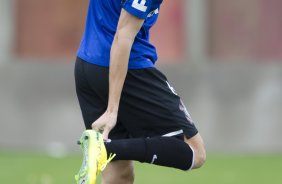 Durante o treino desta manh no CT Joaquim Grava, Parque Ecolgico do Tiete, zona leste de So Paulo. O prximo jogo da equipe ser dia 20/04, contra o Atltico MIneiro, em Uberlandia/MG, vlido pela 1 rodada do Campeonato Brasileiro de 2014