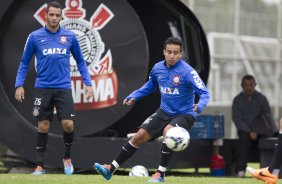 Durante o treino desta manh no CT Joaquim Grava, Parque Ecolgico do Tiete, zona leste de So Paulo. O prximo jogo da equipe ser dia 20/04, contra o Atltico MIneiro, em Uberlandia/MG, vlido pela 1 rodada do Campeonato Brasileiro de 2014