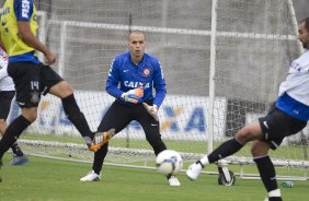 Durante o treino desta manh no CT Joaquim Grava, Parque Ecolgico do Tiete, zona leste de So Paulo. O prximo jogo da equipe ser dia 20/04, contra o Atltico MIneiro, em Uberlandia/MG, vlido pela 1 rodada do Campeonato Brasileiro de 2014